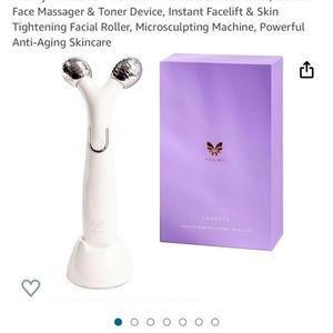 Micro current 3d roller for face - anti-wrinkle